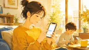 離婚後のLINE連絡がつらいひとり親の方へ。無料の共同養育アプリ「はぐみぃ」とは？面会交流・養育費の管理方法を徹底解説！